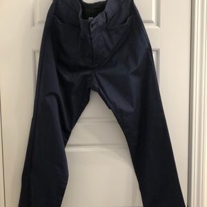 Calvin Klein Navy slim fit dress pants